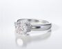 PAVE SOLITAIRE RING ENG020
